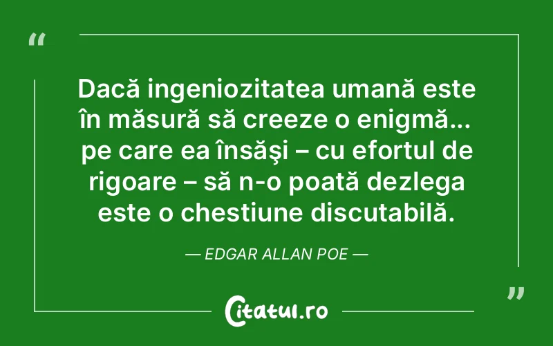 Citat Edgar Allan Poe - citate oameni