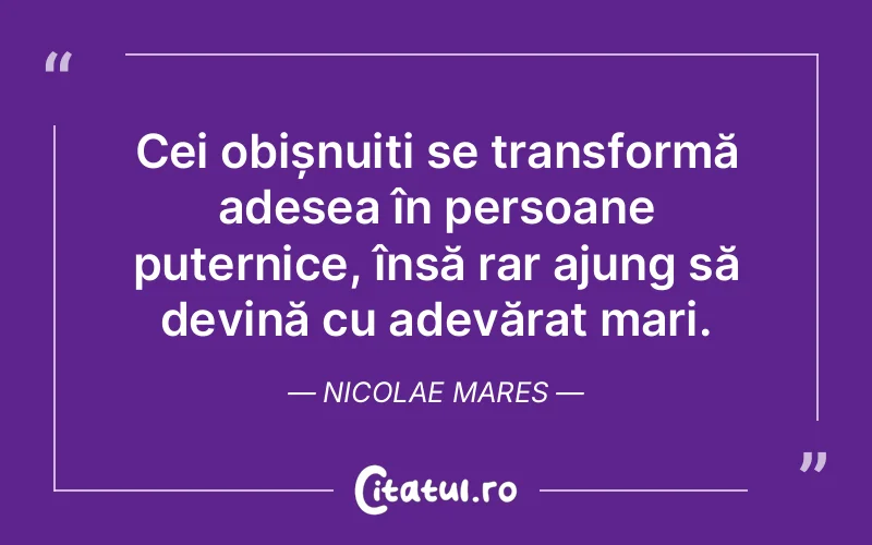 Citat Nicolae Mares - citate oameni