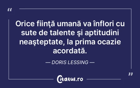 Fiecare fiinta umana isi traieste propri...