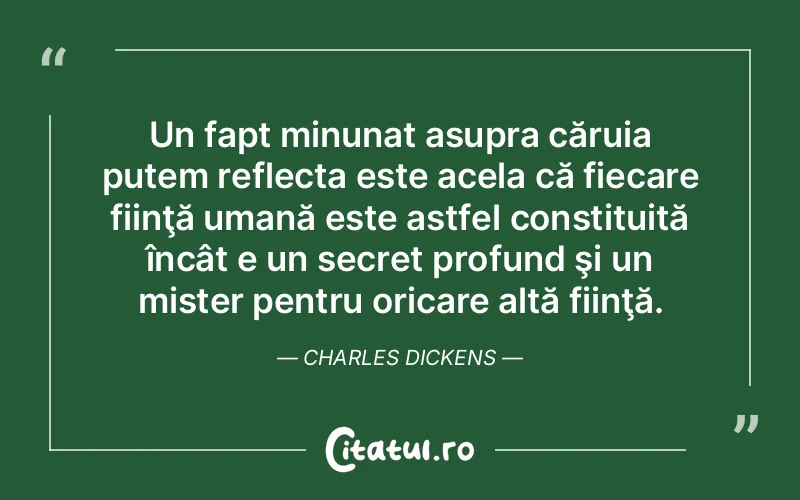 Citat Charles Dickens - citate oameni