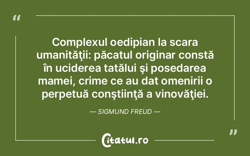 Citat Sigmund Freud - citate oameni