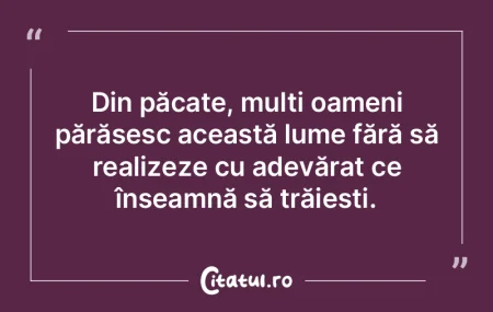 La bătrâneţe omul regretă păcatele ... La bătrâneţe omul regretă păcatele ...