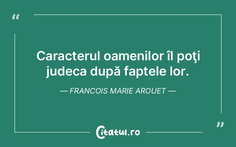 Citat Francois Marie Arouet - citate oameni