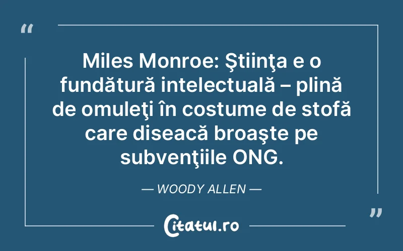 Citat Woody Allen - citate oameni