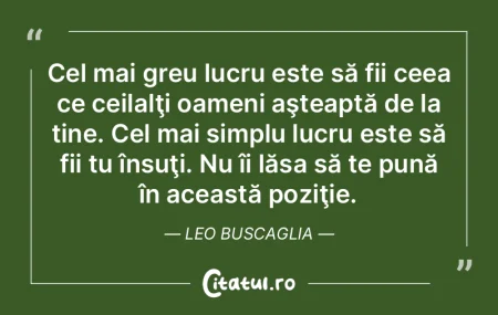 Oamenii cu adevărat valoroși se remarc...
