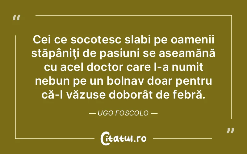 Citat Ugo Foscolo - citate oameni