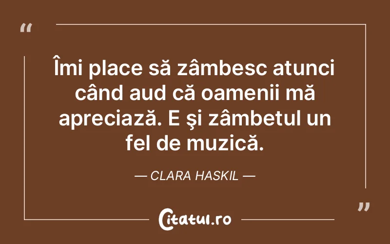 Citat Clara Haskil - citate oameni