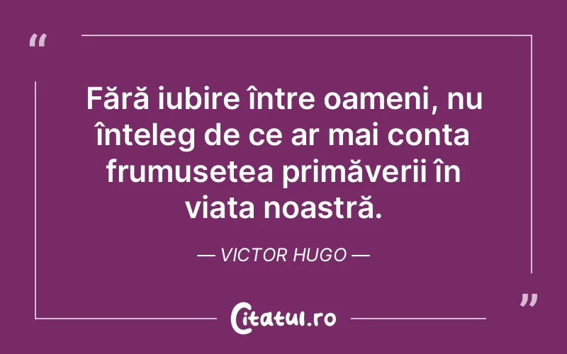 Citat Victor Hugo - citate oameni