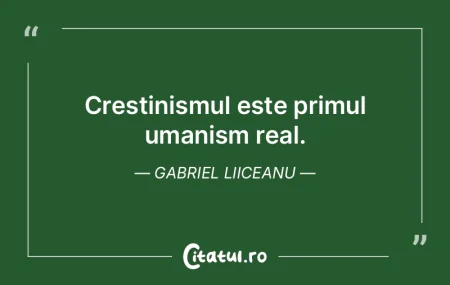 Sunt religios pentru că sunt om și nu ...