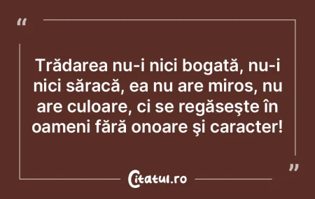 Sărăcia poate să aducă noblețe, în... Sărăcia poate să aducă noblețe, în...