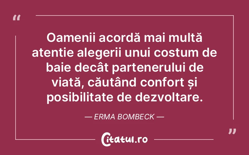 Citat Erma Bombeck - citate oameni