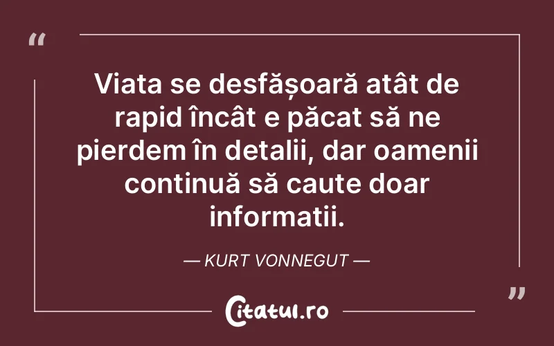 Citat Kurt Vonnegut - citate oameni