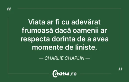 Visul unui univers în care fiecare om t...