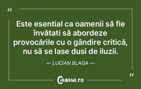 Omul trebuie educat nu pentru că el est... Omul trebuie educat nu pentru că el est...