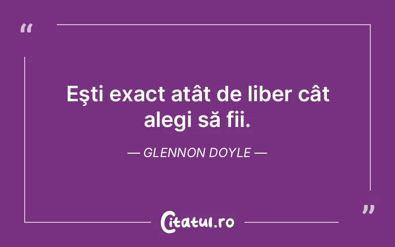 Citat Glennon Doyle - citate oameni
