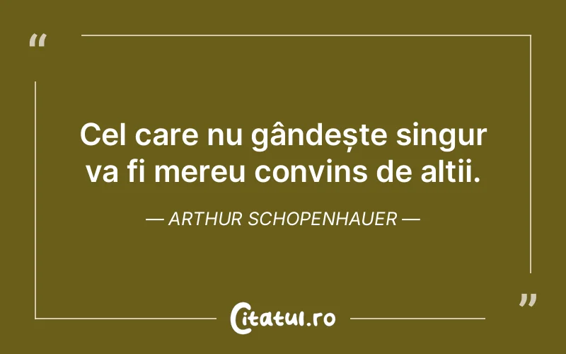 Citat Arthur Schopenhauer - citate oameni