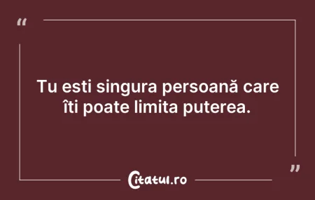 Citeste si: Mintea se îmbogățeşte din ceea ce primeș...