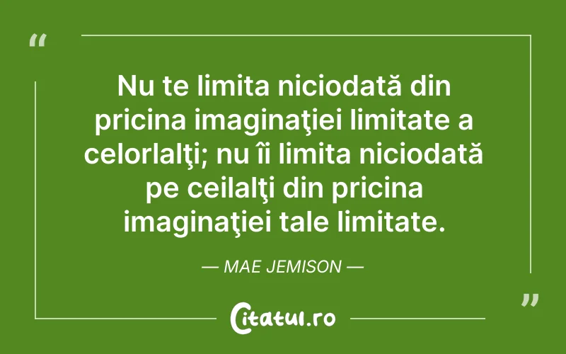 Citat Mae Jemison - citate oameni