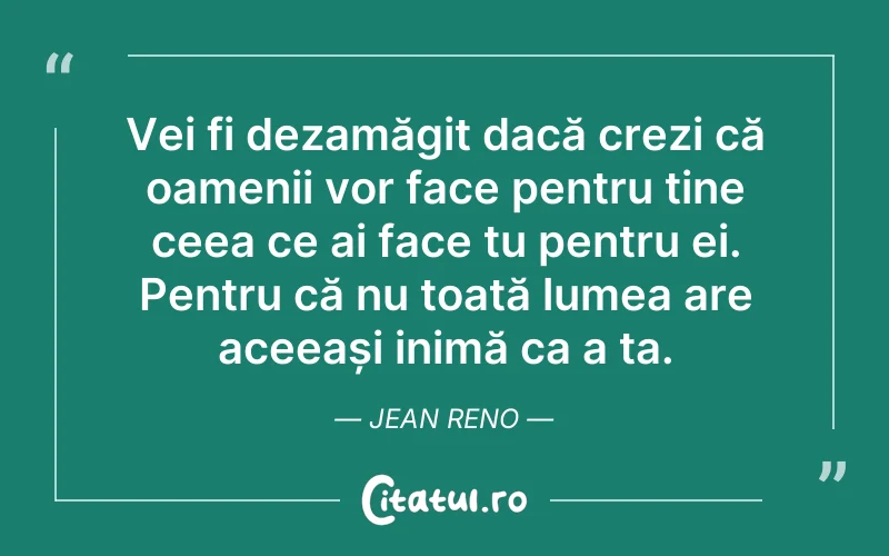 Citat Jean Reno - citate oameni
