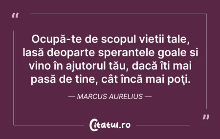 Citeste si: Uneori, cel mai greu lucru este sa ramai...