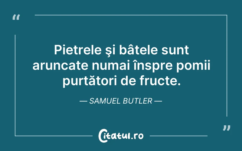 Citat Samuel Butler - citate oameni