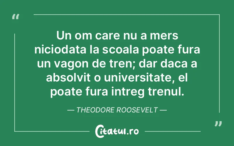 Citat Theodore Roosevelt - citate oameni