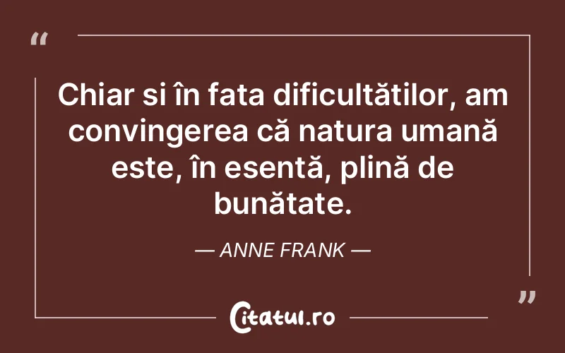Citat Anne Frank - citate oameni