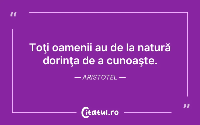Citat Aristotel - citate oameni