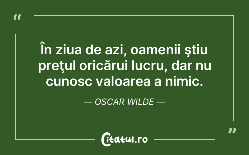 Citat Oscar Wilde - citate oameni
