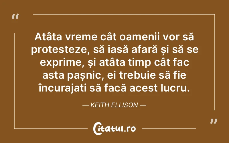 Citat Keith Ellison - citate oameni