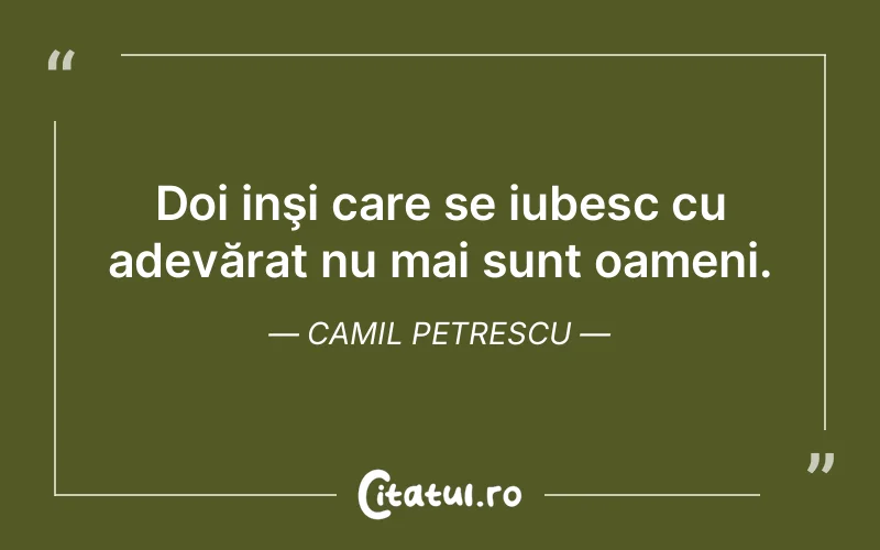 Citat Camil Petrescu - citate oameni