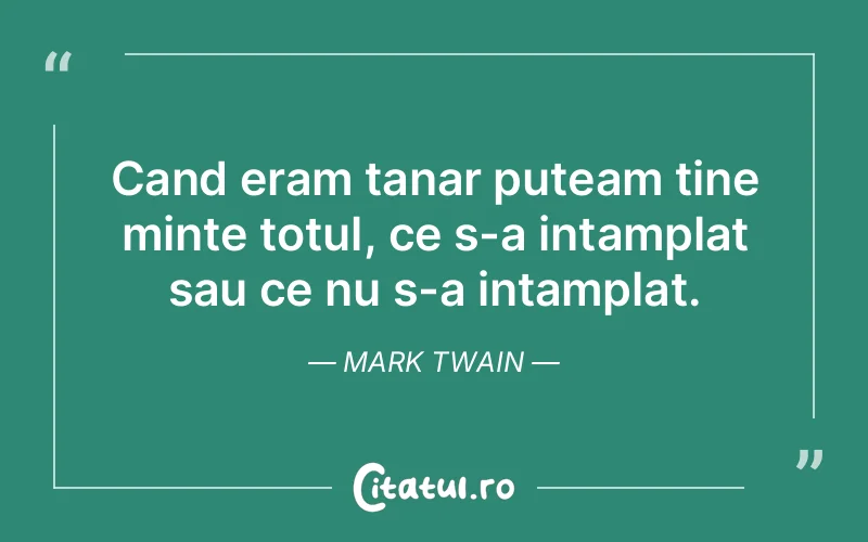 Citat Mark Twain - citate oameni