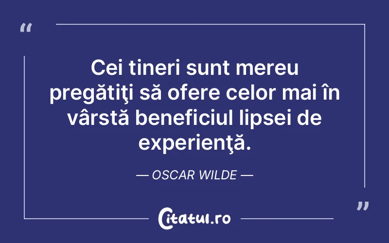 Citat Oscar Wilde - citate oameni