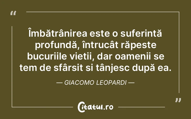 Citat Giacomo Leopardi - citate oameni