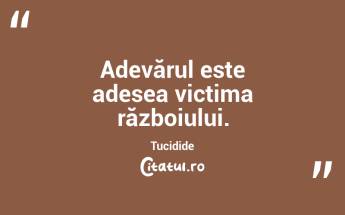 Liderii răi aduc distrugere nu doar asupra lor, ci și asupra celor pe care îi conduc. Tucidide...