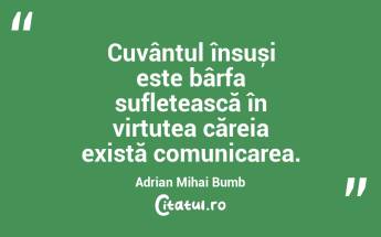 Poezia scrisă este diferită. Cel mai bine este să o vezi mai întâi în interpretare, apoi să o citești. Interpretarea este mai provocatoare. Adrian Mitchell...