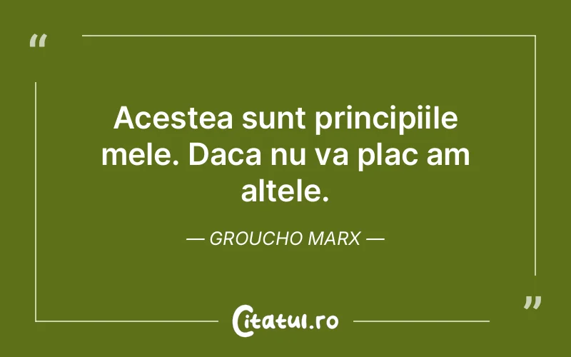 Citat Groucho Marx - citate oameni