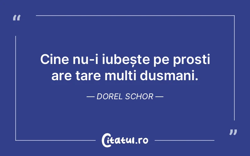 Citat Dorel Schor - citate oameni
