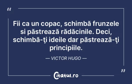 Oamenii nu se schimbă dintr-odată, ci ...