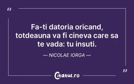 Cunoașterea aduce cu sine responsabilit... Cunoașterea aduce cu sine responsabilit...