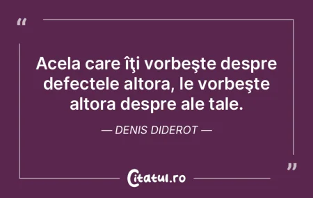 Nu vedea-n chip pocitura, ci vezi ce-i v...