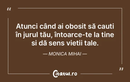 Ignoră când ești criticat. Ascultă c...