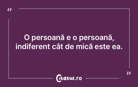 Eu vorbesc cu toţi la fel, indiferent d...