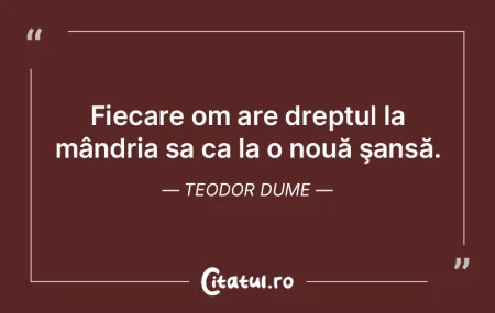 Am orgoliul de a rămâne cinstit printr...