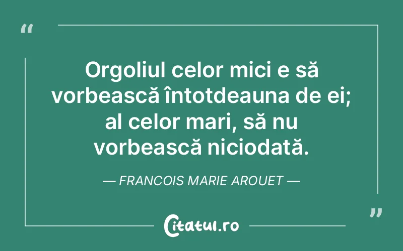 Citat Francois Marie Arouet - citate oameni