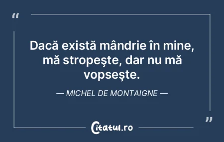 Suntem atât de orgolioşi încât ne pa...