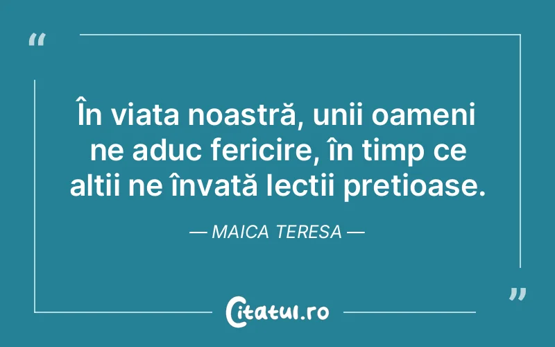Citat Maica Teresa - citate oameni