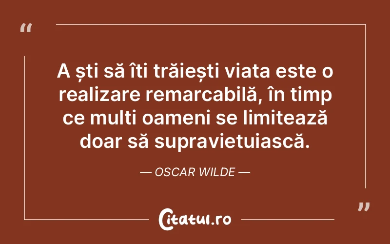 Citat Oscar Wilde - citate oameni