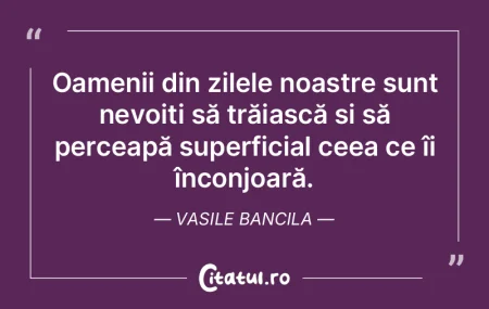 Ființa umană nu reprezintă răspunsul...