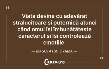 Mi-am dorit să experimentez o viață d...